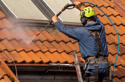 Démoussage et hydrofuge de toiture à Propiac